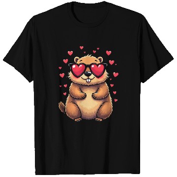 Discover Groundhog Valentines day Animal Lovers T Shirts