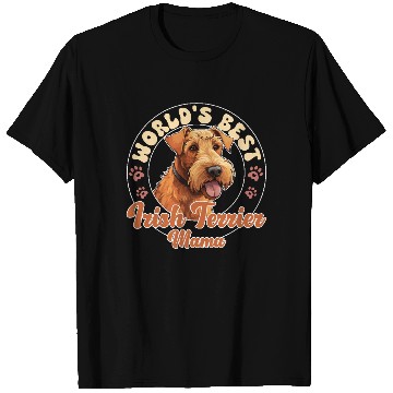 Discover Irish Terrier Dog Irish Terrier Mama T Shirts