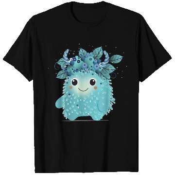 Discover Cute Blueberry Monster - Fruity and Playful T Shirts