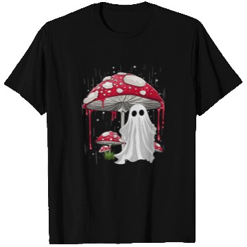 Discover Cottagecore Halloween Ghost Mushroom Spooky T Shirts