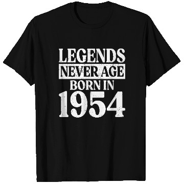 Discover Legends Never Age Born In 1954 Birthday T Shirts