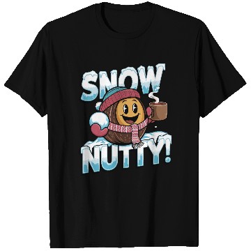 Discover Snow Nutty - Winter-Themed Coconut Character T Shirts