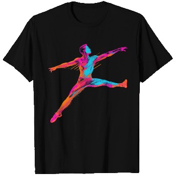 Discover Male Ballet Dancer Synthwave T Shirts