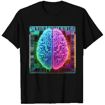 Discover AI Brain CPU T Shirts