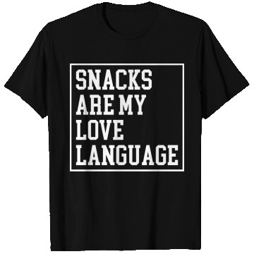 Discover Snacks Are My Love Language Retro Valentine T Shirts