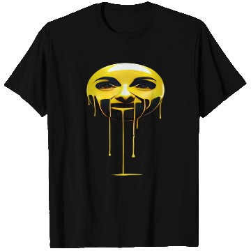 Discover Melting Gold Face T Shirts