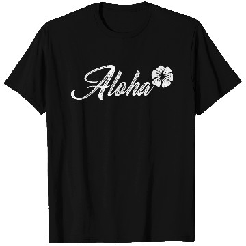 Discover Aloha Life – Tropical Flower Accent T Shirts