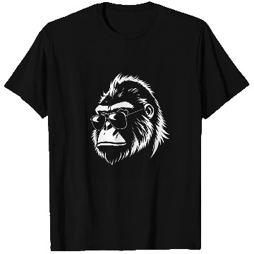Discover Gorilla wearing sunglasses T Shirts