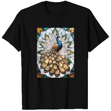 Discover Stained Glass Peacock T Shirts