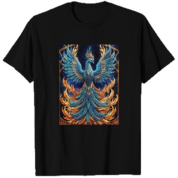 Discover Flying Blue Phoenix T Shirts