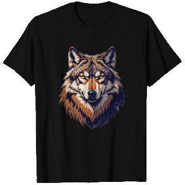Discover Wolf head 7 T Shirts