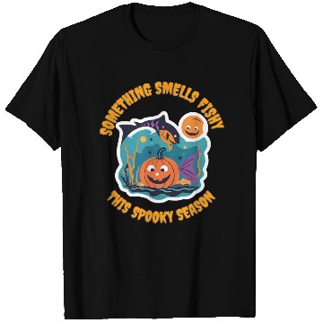 Discover Something smells fishy this spooky season T Shirts