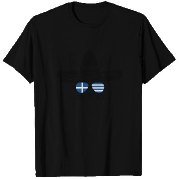 Discover Rabbit Bunny Easter Greece Flag Funny Easter T Shirts