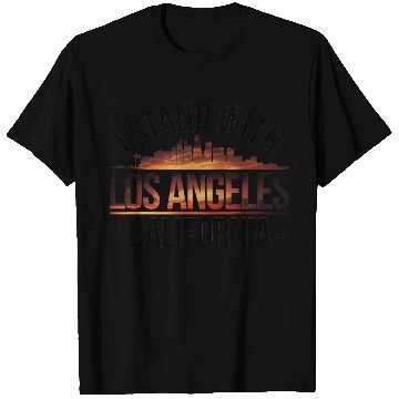 Discover I stand With Los Angeles California Wildfire 2025 T Shirts