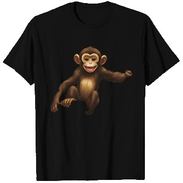 Discover Monkey - "Banana Bandit" T Shirts