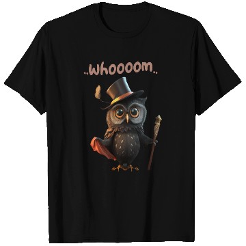 Discover Wizard Owl - Whoooom Magic T Shirts