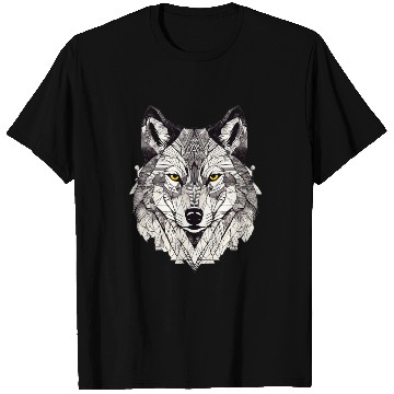 Discover Wolf head 10 T Shirts