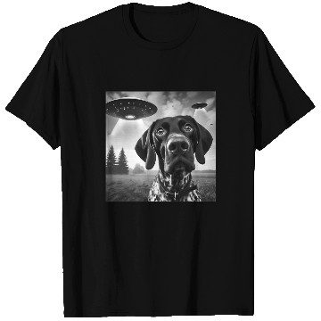 Discover German Shorthaired Pointer Funny Sci-fi Graphic Se T Shirts