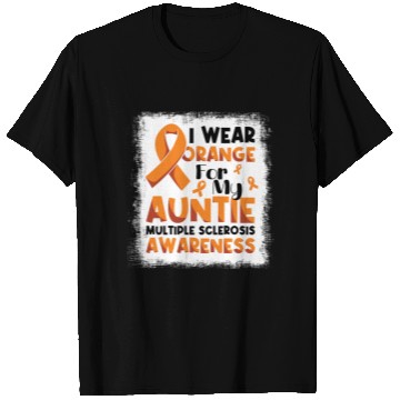 Discover For Aunt Multiple Sclerosis Awareness Month Orange T Shirts