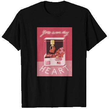 Discover Retro Valentine Claw Machine You Won My Heart T Shirts