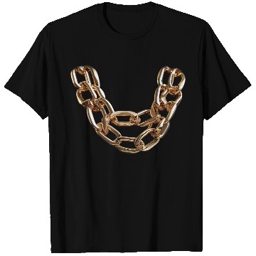 Discover Shiny gold bold chain T Shirts