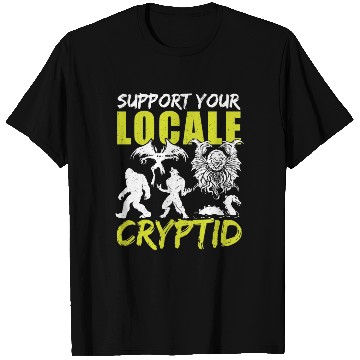 Discover UFO Fantasy Cryptid Support Your Locale Cryptid T Shirts