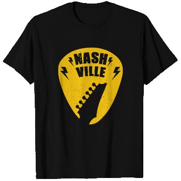 Discover Nashville Music City Guitar Pick T Shirts