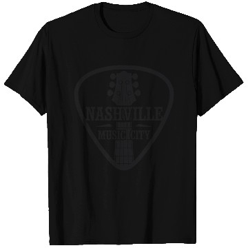Discover Nashville Music City Guitar Pick T Shirts