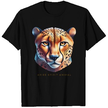 Discover Aries Spirit Animal Cheetah T Shirts