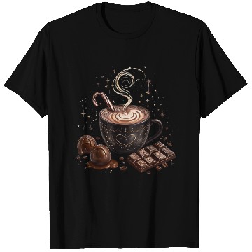 Discover Cozy Hot Chocolate with Sweet Treats T Shirts