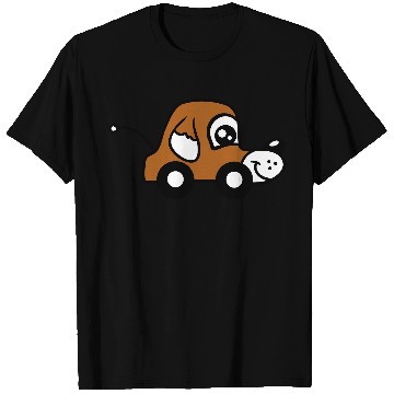 Discover Dog Car Toy Remote-Controlled Driving Wheels Sweet T Shirts