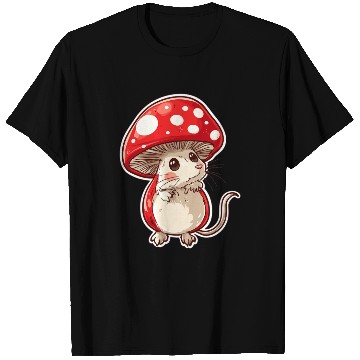 Discover Mushroom Mouse Funny Animal And Mushroom T Shirts