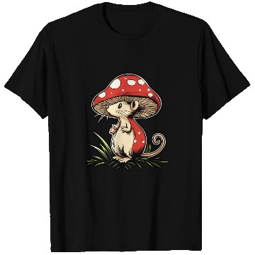 Discover Mushroom Mouse Funny Animal And Mushroom T Shirts
