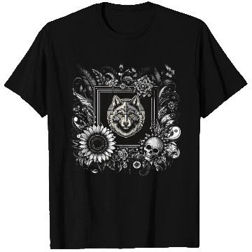 Discover Wolf head 17 T Shirts