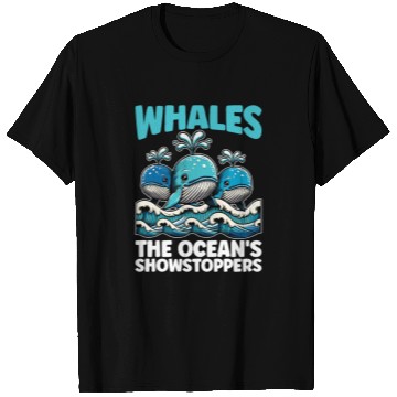 Discover Whales The Ocean's Marine Animal Whale Watching T Shirts