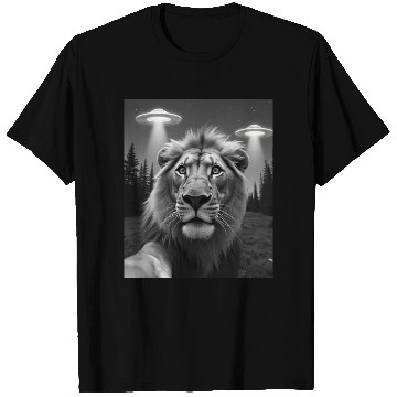 Discover UFO Funny Lion T Shirts
