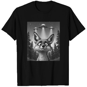 Discover UFO Funny Fox T Shirts