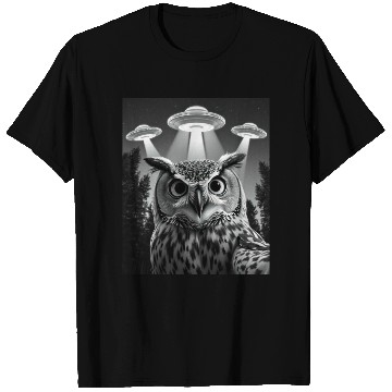 Discover UFO Funny Owl T Shirts