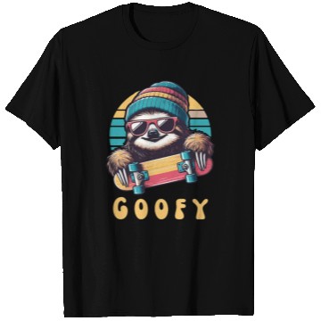 Discover Goofy Skater Sloth - Funny Skateboard Freestyle T Shirts