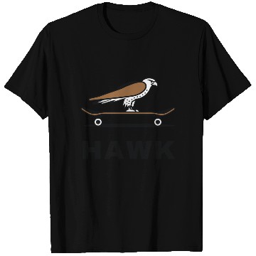 Discover Hawk Skater Fan Skateboard Stunts Freestyle Gift T Shirts