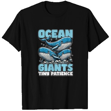 Discover Whale Watching Ocean Giants Tiny Marine Animal T Shirts