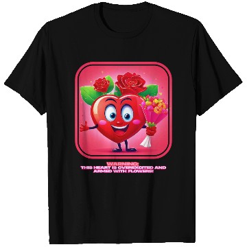 Discover The Heart Bursting With Happiness And Flowers T Shirts