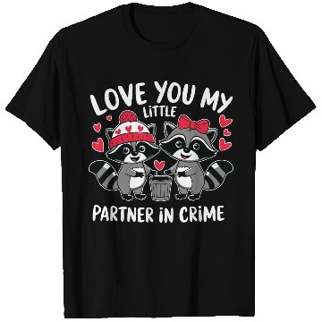 Discover Love Partner in Crime T Shirts, Cute Animal T Shirts