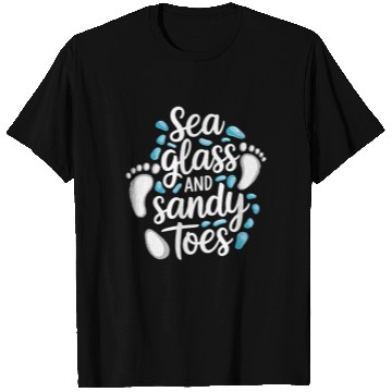 Discover Sea Glass Hunters Collecting Ocean Treasures T Shirts