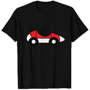 Discover Funny Dog Car Driving Fast Race Sport Racing Fun T Shirts
