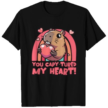 Discover You Capy-tured My Heart – Cute Capybara Design T Shirts