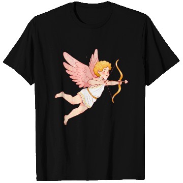 Discover Cupid with Bow and Arrow. T Shirts