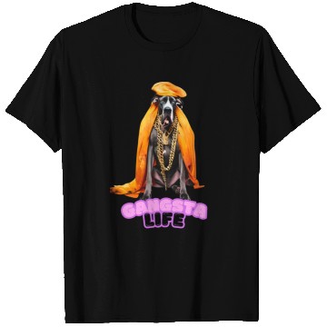 Discover Gangsta Life Great Dane T Shirts