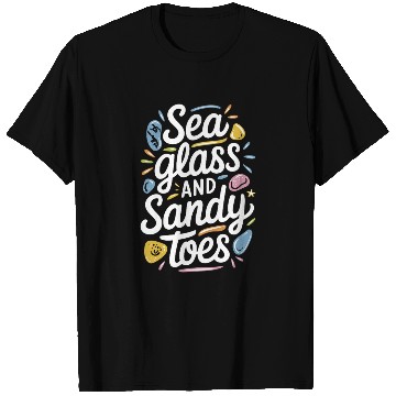 Discover Sea Glass Hunters Collecting Ocean Treasures T Shirts