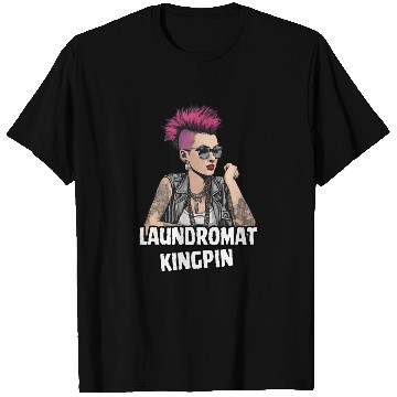 Discover Laundromat Kingpin - Punk Rock Girl T Shirts